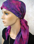 Square Silk Scarves featuring warp and weft designs