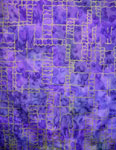 Square Silk Scarves featuring warp and weft designs