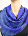 Square Silk Scarves featuring warp and weft designs