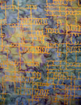 Square Silk Scarves featuring warp and weft designs