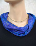 Square Silk Scarves featuring warp and weft designs