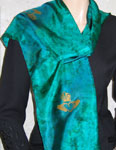 Silk Scarves featuring Celtic Claddagh designs