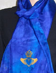 Silk Scarves featuring Celtic Claddagh designs