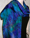 Silk Scarves featuring Celtic Claddagh designs