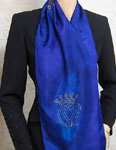 Silk Scarves featuring Celtic Luckenbooth designs