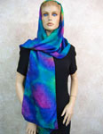 Pure Silk Opal painted Shawls