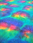 Silk Opal painted Square Scarves
