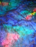 Silk Opal painted Square Scarves
