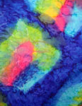 Silk Opal painted Square Scarves