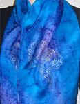 Silk Scarves featuring Celtic Royal Thistle of Scotland designs