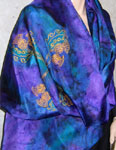 Silk Scarves featuring Celtic Royal Thistle of Scotland designs