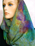 Square Silk Scarves featuring Vineyard Art designs