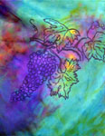 Square Silk Scarves featuring Vineyard Art designs