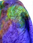 Square Silk Scarves featuring Vineyard Art designs