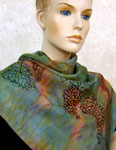Square Silk Scarves featuring Vineyard Art designs