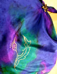 Silk Scarves featuring Celtic Wild Highland Thistle designs
