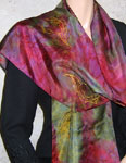 Silk Scarves featuring Scottish Wild Highland Thistle designs