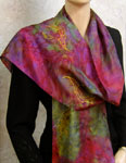 Silk Scarves featuring Celtic Wild Highland Thistle designs